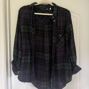 Oversized flannel